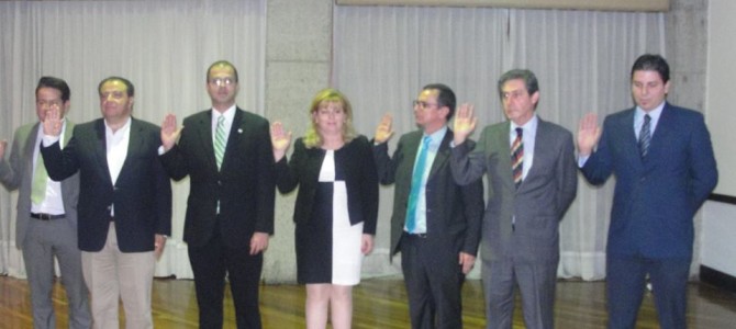 La ceremonia de juramentación