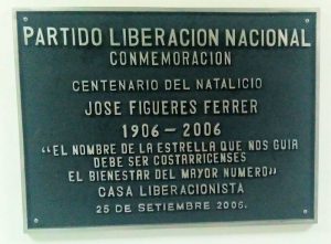 Centenario nacimiento de José Figueres Ferrer